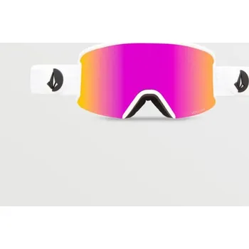 Snowboardové brýle Volcom Garden Matte White/Pink Chrome s UV ochranou růžové (VG0122101) jedna velikost