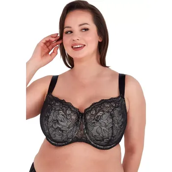 Podprsenka MAXI PODPRSENKA HANNAH ART. 1207 černá a béžová 75L