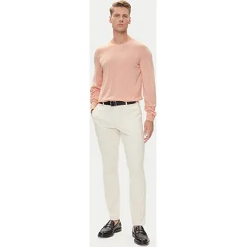 Pánský svetr BOSS Svetr Leno-P 50468239 Růžová Slim Fit L