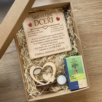Kosmetická sada Dárková sada pro dceru Od maminky a tatínka