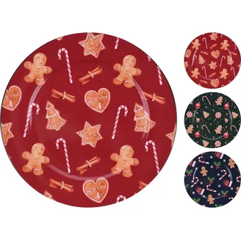 Talíř talíř 33cm VÁNOČNÍ PH mix barev a dekorů