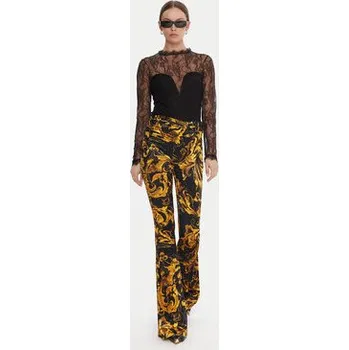 Dámské legíny Versace Jeans Couture Legíny 79HAC322 JS508 Černá Slim Fit 38