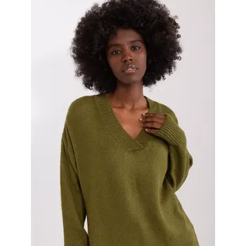 Dámské oblečení Jumper BA SW 0577.32X khaki jedna velikost