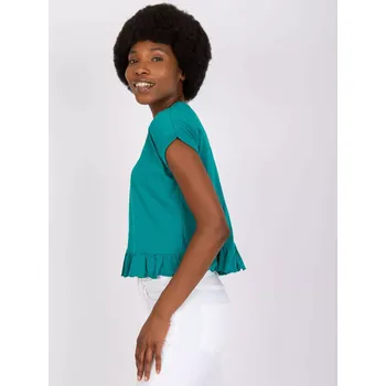 Dámské tričko Tričko TW TS 1053.21X tmavě zelená 2XL