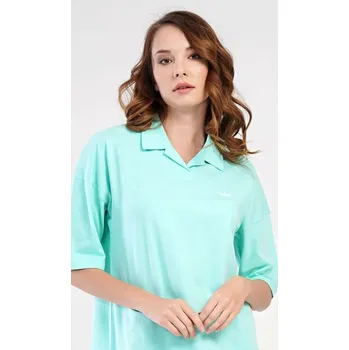 Dámská noční košile s krátkým rukávem Martina 2. jakost světle zelená S