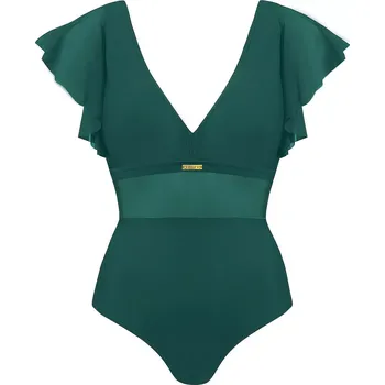 Dámské plavky Dámské jednodílné plavky Canoy 16 1086S 7 - SELF zelená S