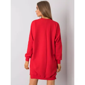 Dámské šaty Šaty RV SK 7216.95 červená S/M