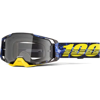 Motocyklové brýle Motokrosové brýle 100% Armega Fury s čirým plexi