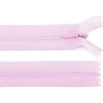 Zip Spirálový zip skrytý šíře 3 mm délka 35 cm Dederon - 103 krémová nejsvět.