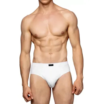 Slipy Pánské slipy 3 pack 006 white - Atlantic bílá XL