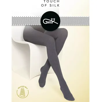 Dámské punčochy Dámské punčochové kalhoty Gatta Touch of Silk nero/černá 2-S
