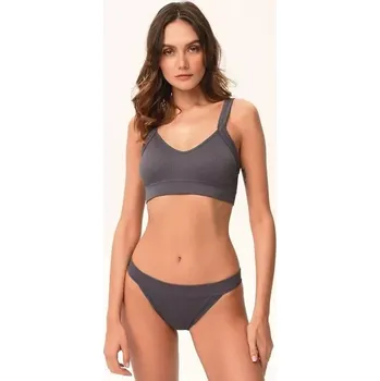 Kalhotky Dámské kalhotky Henderson Ladies 42313 Folic S-L světle šedá L