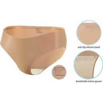 Kalhotky Dámské kalhotky Sesto Senso Laser Silikon černá XL