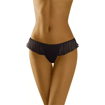 Dámské spodní prádlo Tanga Maracato Black - Wol-Bar S