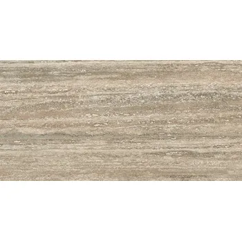 Dlažba Thermae Verso Travertino Walnut 20 mm Rett. - dlaždice rektifikovaná 60x120 hnědá, 2 cm TRV962R