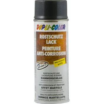 Barva ve spreji DUPLICOLOR HAMMER EFFECT LAK BARVA PROTI KOROZI NA RZI SPRAY ANTRACIT 400ML