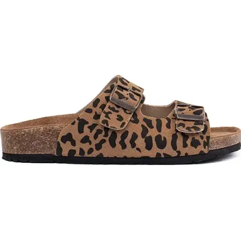 Dámské žabky Stylové nazouváky dámské se zvířecím motivem na plochém podpatku 38