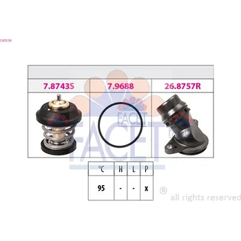 Termostat, chladivo, 7.8757K
