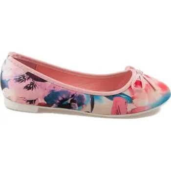 Dámská obuv Unikátní růžové dámské baleríny s květy 40