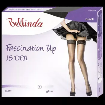Dámské punčochy Samodržící punčochy FASCINATION UP 15 DEN - BELLINDA - černá S