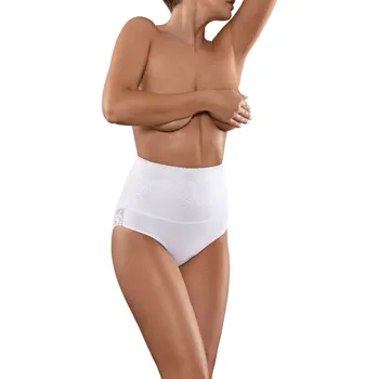 Stahovací body Stahovací kalhotky 148 white - BABELL Bílá XXL