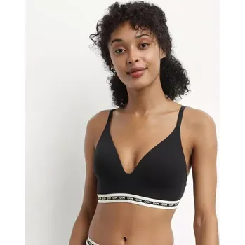 Podprsenka Dámská vyztužená podprsenka bez kostic DIM ICONS PADDED TRIANGLE BRA - DIM - černá 80 B