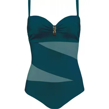 Dámské plavky Dámské jednodílné plavky 8030CH1 7 - SELF zelená 75/D