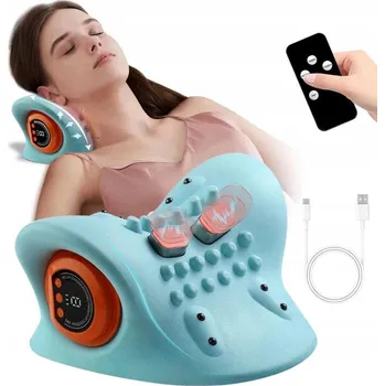 Masážní přístroj Masážní Přístroj Shiatsu na svaly krku a zad Polštář pro masáž těla ramen