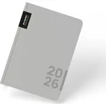 Diář A5 denní 2026 PASTELINI šedá