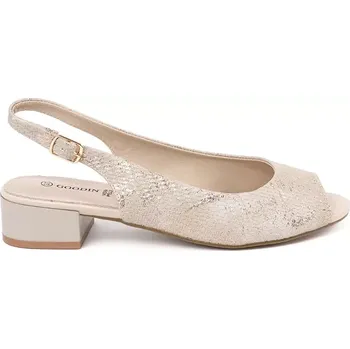 Dámské sandále Pohodlné sandály dámské hnědé na širokém podpatku 38