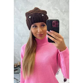 Čepice Dámská čepice Ramona K383 hnědá UNI