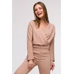 B292 Zavinovací mikina - mocca EU L