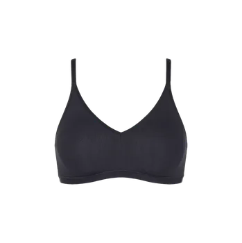 Podprsenka Dámská podprsenka GO Daily Cotton Soft bra - Sloggi černá (0004) 00XL