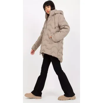 Dámský kabát Dámská bunda NM KR P22 6632 62.00P béžová M
