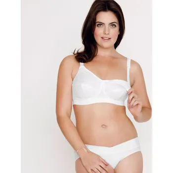 Podprsenka Dámské kojící podprsenka Miss Cotton 5051 bílá - Anita Maternity 006 white 95F