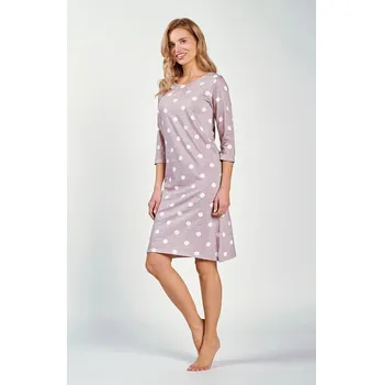 Dámská noční košile Taro Dolly 3213 3/4 S-XL Z25 fialovo-melanžová S
