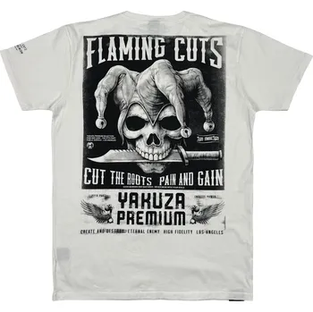 Pánské tričko Tričko YAKUZA PREMIUM 3916 natur Barva: Bílá, Velikost: L