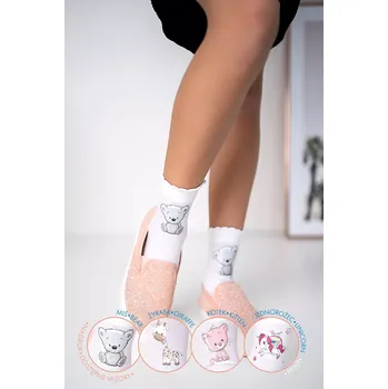 Pánské oblečení Dívčí ponožky Knittex DR 2309 Hannah 40 den bianco univerzální