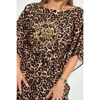 Dámské šaty Panther bat šaty béžové UNI