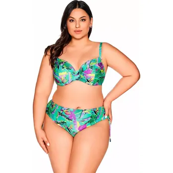 Dámské plavky Spodní díl plavek Ava SF 210/2 Vibrant Green S-3XL zářivě zelená 3XL-46