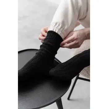 Sada pánského spodního prádla Pánské vlněné ponožky Steven art.085 41-46 černá 44-46