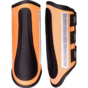 Deka pro koně Horze reflexní kamaše bZeen Barva: Oranžová, Velikost: M