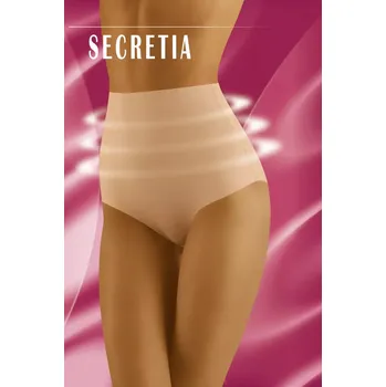 Stahovací body Tvarující dámské kalhotky SECRETIA - WOLBAR Béžová S