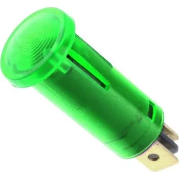 Autožárovka Kontrolka 12V WL-01 zelená, průměr 12,5mm