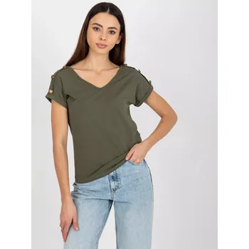 Dámská halenka Dámská halenka TW BZ BL 1006.56 tmavá khaki S
