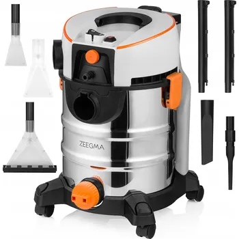 Vysavač Vysavač Zeegma 1400 W stříbrný/šedý 4 l na čistou vodu