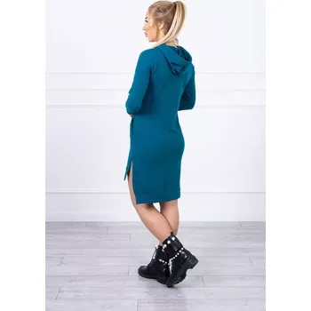 Dámské šaty Šaty s delšími zády a barevným potiskem marine UNI