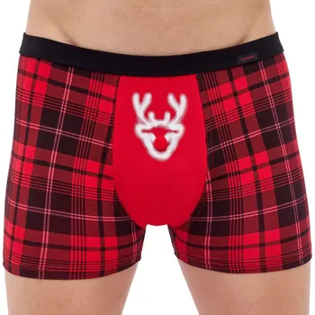 Pánské boxerky 007/76 Red nose 2 - CORNETTE červená XXL