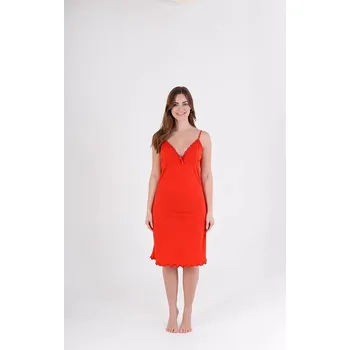 Dámská košilka 01/067 červená - Karol 3XL