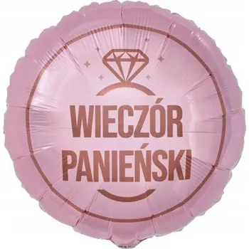 Balónek Foliový balónek na rozlučka se svobodou Godan růžový 18"